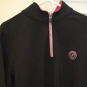 Fairway & Greenes Pullover - Black/Red-Large-Used- Excellent Condition